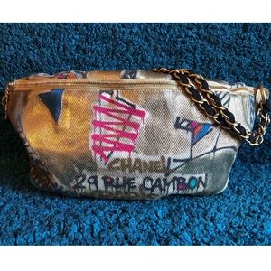 Chanel Graffiti Oversized Waist Bag